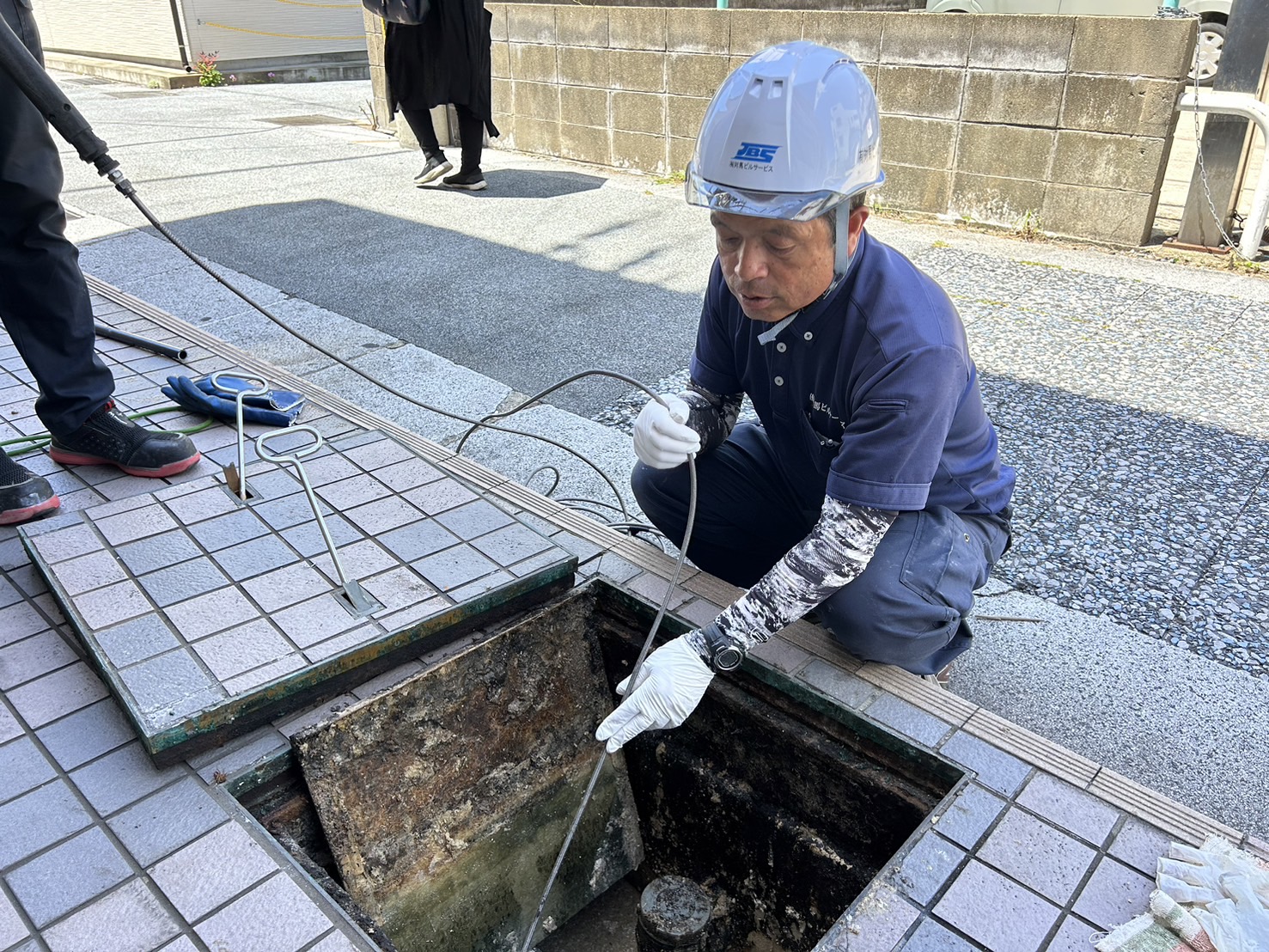 対馬ビルサービス 浄化槽の清掃